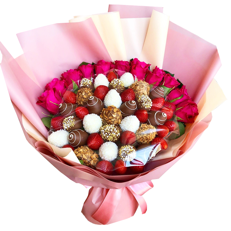 Букет из клубники Сладостное утро