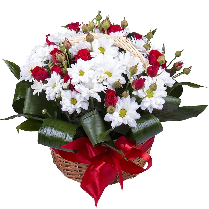 Корзина с цветами Сочное удовольствие