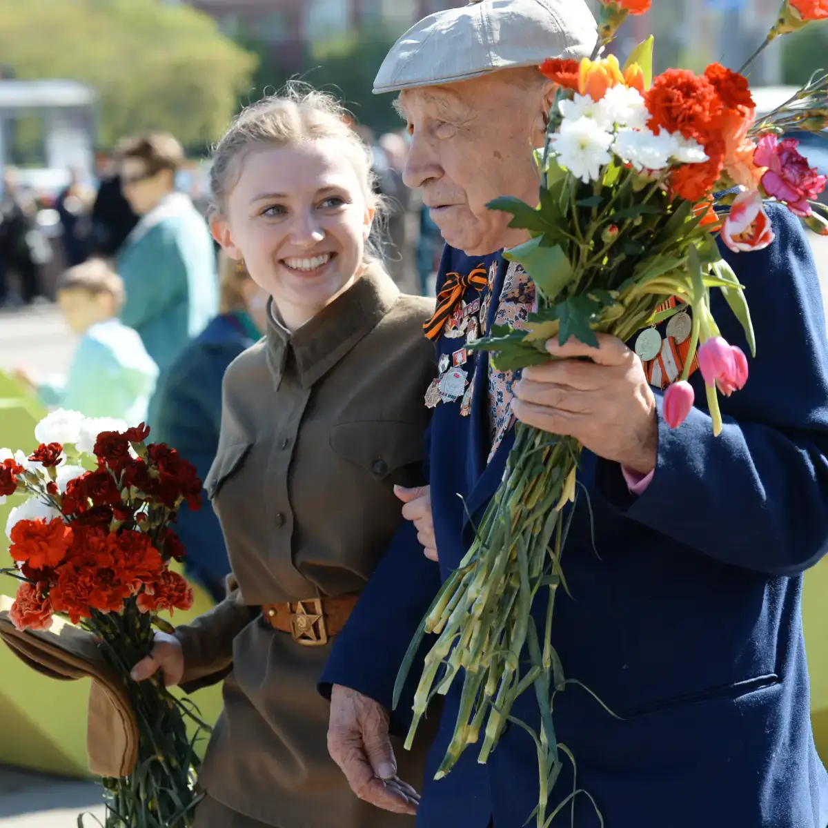 Какие цветы можно купить на 9 мая